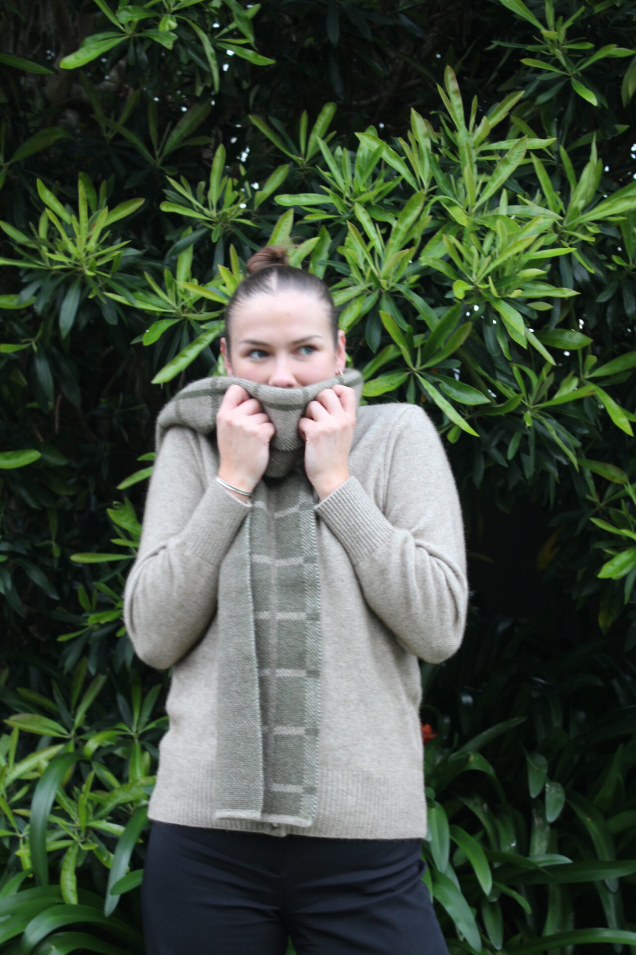 Possum Merino Plaid Scarf to keep you cosy