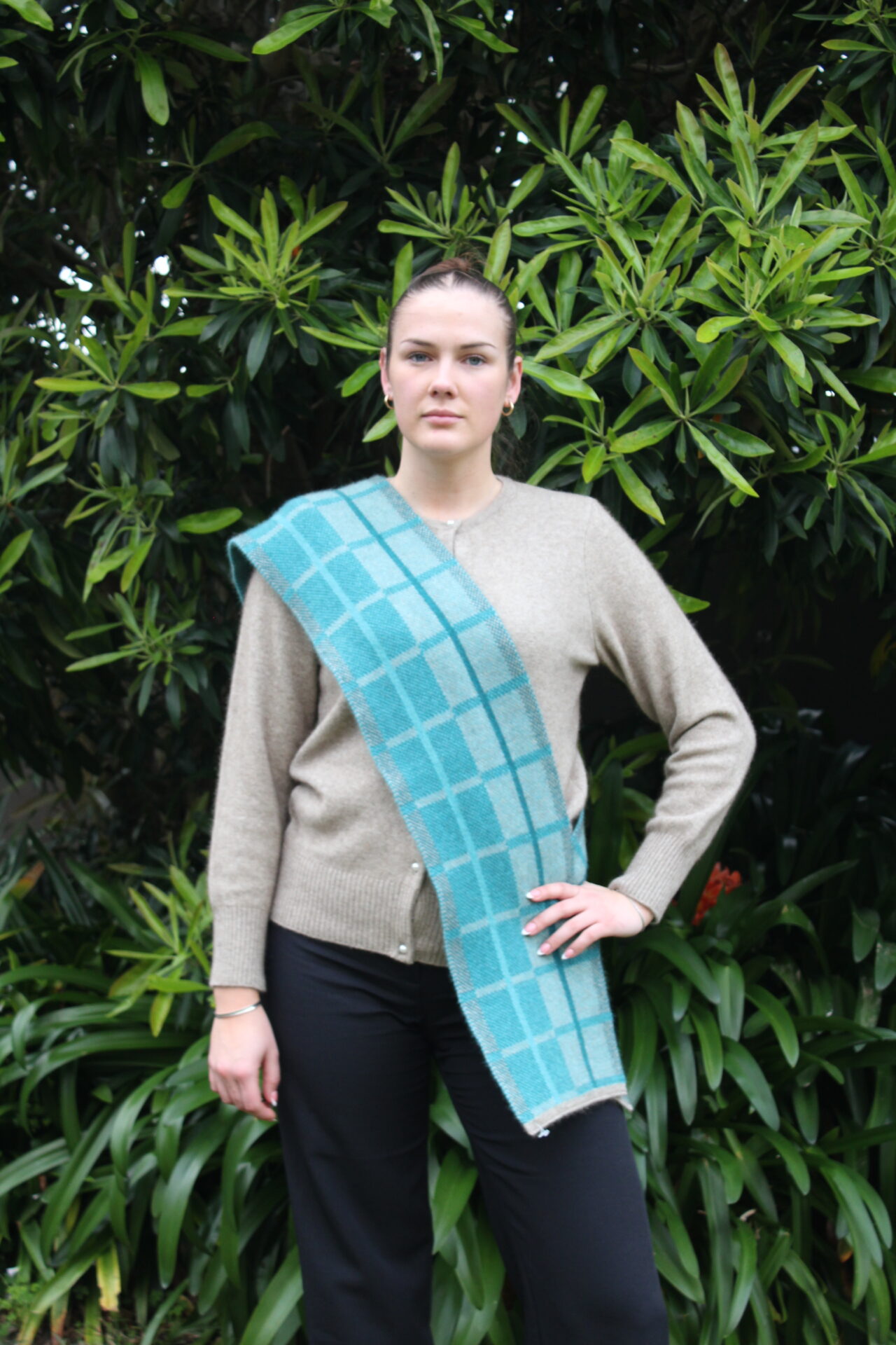 Possum Merino Plaid Scarf